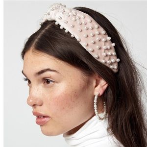 Lele Sadoughi Blush Pearl Headband